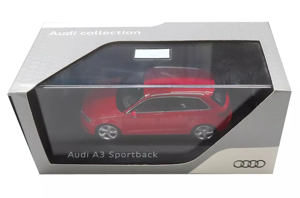 ミニカー　1/43 Audi A3 Sportback(ミサノレッド) 「Audi collection」 [5011303023]