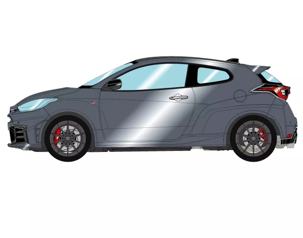 ミニカー　1/43 Toyota GR Yaris RZ High Performance 2024(プレシャスメタル) [EM762C]