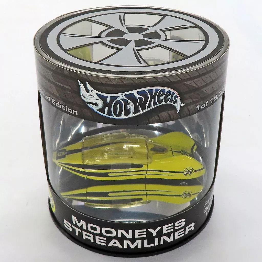 1/64 MOONEYES STREAMLINER(イエロー×ブラック) 「Hot Wheels Showcase Racing Series」 [B6237]