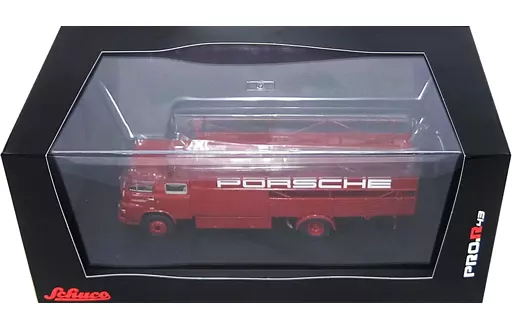 ミニカー　1/43 MAN ポルシェ レーシングトランスポーター(レッド) [450894400] 駿河屋 -<新品/中古>1/43 MAN ポルシェ レーシングトランス