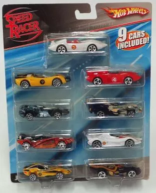 Hot Wheels 9pack(9台セット) 「SPEED RACER」 [M4551-0910](箱・ジャケット・ケース不備(中))