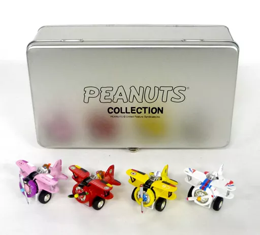 スヌーピーチョロQ ピーナッツコレクション ver.5(4台セット) 「PEANUTS (SNOOPY)」(箱・ジャケット・ケース不備(中))
