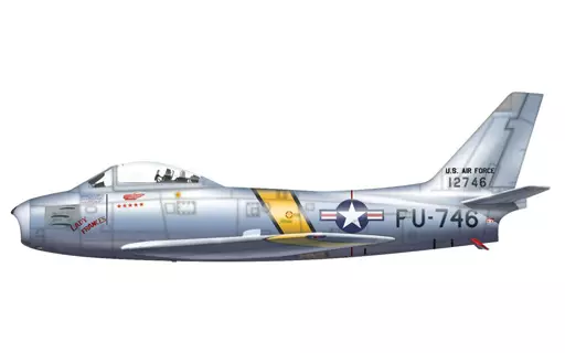 ミニカー　1/72 F-86E セイバー ”レディ・フランシス” [HA4315]