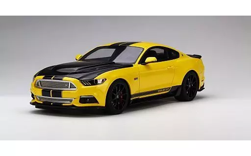 ミニカー　1/18 フォード マスタング シェルビー GT(イエロー×ブラックストライプ) [GTS002US]