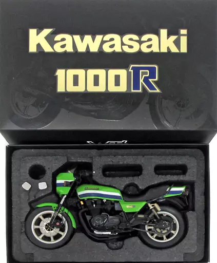 ミニカー Kawasaki Z1000R1 BK127 駿河屋 -<中古>1/12 Kawasaki Z1000R1(グリーン) [BK127]（モデルカー）