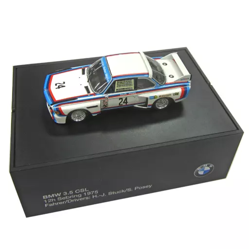ミニカー 1/18  3.5 CSL 24h Sebring 1975 #24 minichamps BMW 3.5 CSL IMSA Winner 12h Sebring 1975 Redman Moffat