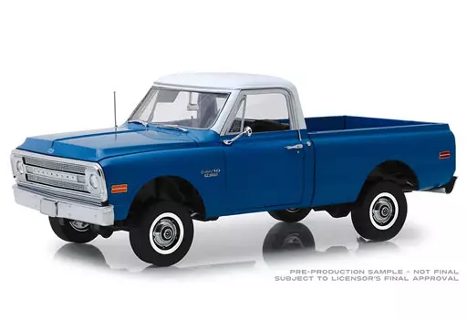 ミニカー　1/18 1970 Chevrolet C-10 with Lift Kit(ダークブルーポリー) [HWY-18011]