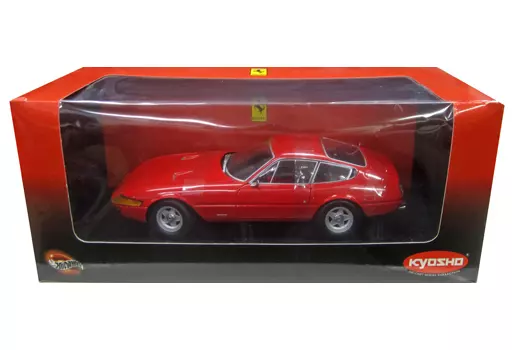 1/18 フェラーリ 365GTB/4 デイトナ ’71(レッド) 「Hot Wheels」 [08162R](箱・ジャケット・ケース不備(中))