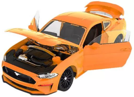 ミニカー　1/18 フォード マスタング GT 2019 左ハンドル(オレンジ) [61001]