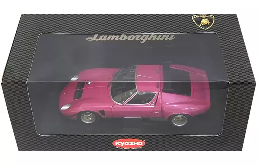 ミニカー　1/18 ランボルギーニ イオタ SVR(パープルメタリック) 「GORGEOUS COLLECTION」 [08311PM]