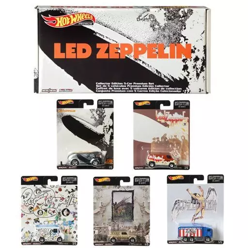 1/64 Hot Wheels レッドツェッペリン プレミアムボックス 5台セット [GJP75]