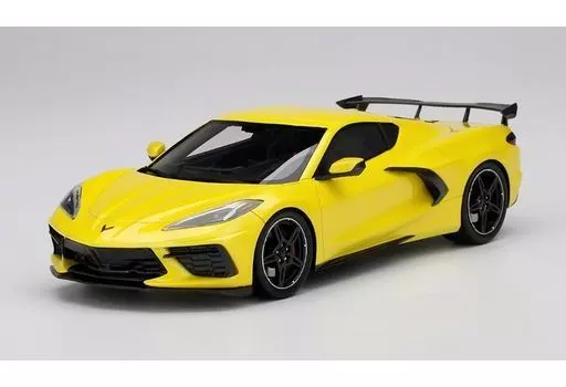 ミニカー　1/18 シボレー コルベット スティングレイ 2020(アクセレレートイエロー) 「TOP SPEEDシリーズ」 [TS0286]