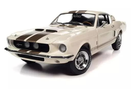 ミニカー　1/18 1967 フォード マスタング シェルビー GT350(ウィンブルドンホワイト) [AMM1227]