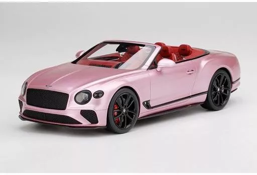 ミニカー　1/18 ベントレー コンチネンタル GT コンバーチブル(パッションピンク) 「TOP SPEEDシリーズ」 [TS0289]