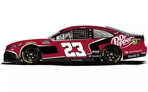 ミニカー　1/24 ババ・ウォレス Dr.ペッパー・ファン投票 TOYOTA カムリ NASCAR 2021 #23 「カラークロームシリーズ」 [C232123DPFDXCL]