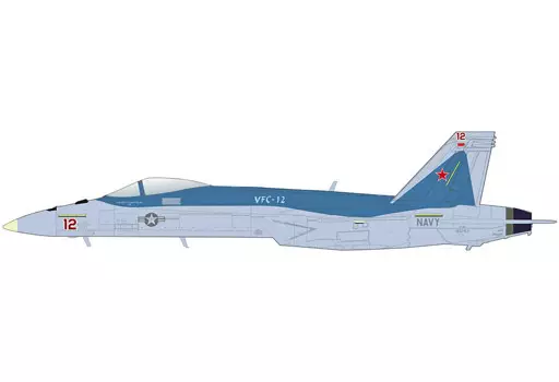ミニカー　1/72 F/A-18E スーパーホーネット アメリカ海軍 第12混成戦闘飛行隊 アグレッサー [HA5124]