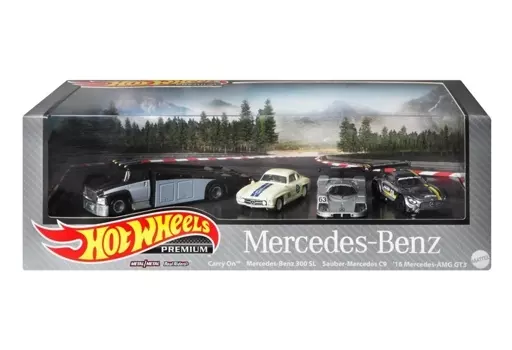 1/64 Mercedes-Benz(4台セット) 「Hot Wheels PREMIUM」 [GRN85]