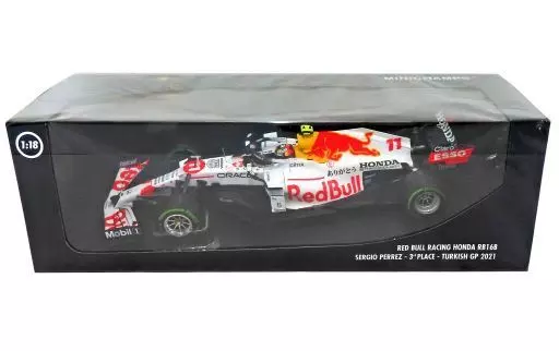 ミニカー　1/18 レッド ブル レーシング ホンダ RB16B セルジオ・ペレス トルコGP 2021 3位 ありがとうホンダカラー 「MINICHAMPS」 [110211611]