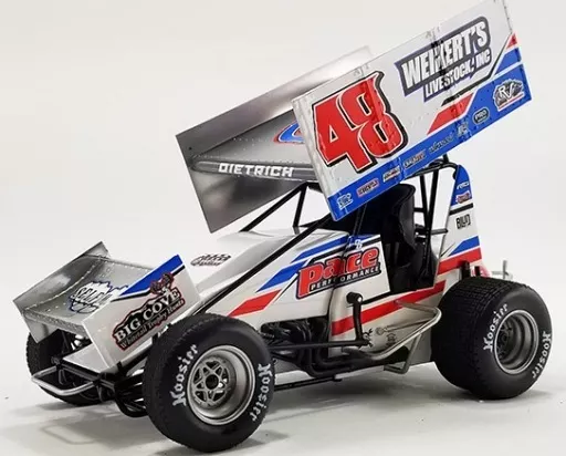 ミニカー　1/18 Weikert’s Livestock/ Sweeney Sprint Car 2022 Danny Dietrich #48 [A1822014]