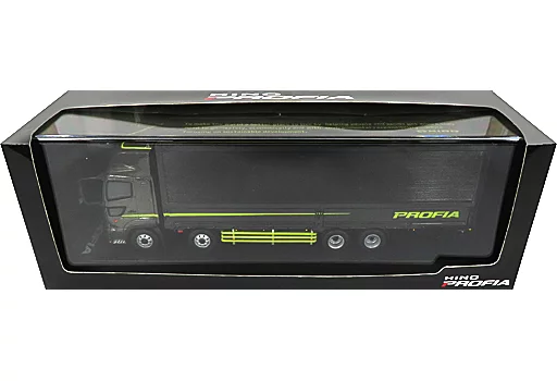 ミニカー　1/43 HINO PROFIA(ガンメタリック×イエロー) 非売品