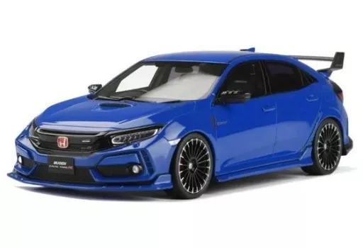 ミニカー　1/18 ホンダ シビック タイプR FK8(ブルー) [OTM987]