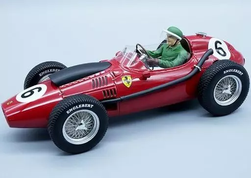 ミニカー　1/18 フェラーリ ディーノ 246 F1 モロッコGP 1958 M.Hawthorn ドライバーフィギュア付 #6 [TMD18-116A]