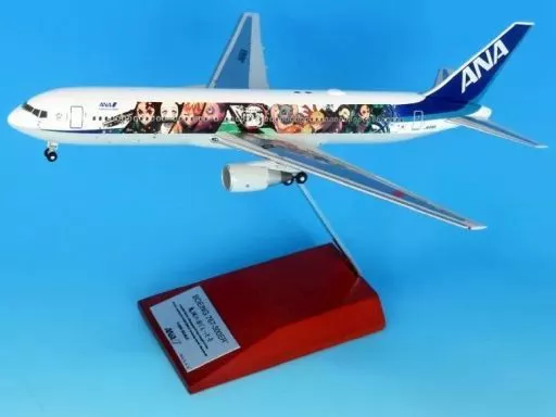 ミニカー　1/200 BOEING 767-300ER JA616A 鬼滅の刃じぇっと壱 完成品(WiFiレドーム・ギアつき ) [NH20179]