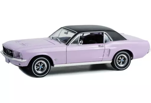 ミニカー　1/18 1967 Ford Mustang Coupe ”She Country Special” - Bill Goodro Ford. Denver. Colorado(イブニングオーキッド) [13662]