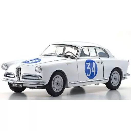 ミニカー　1/18 アルファロメオ ジュリエッタ SV タルガフローリオ 1960 #34 [KS08957C]