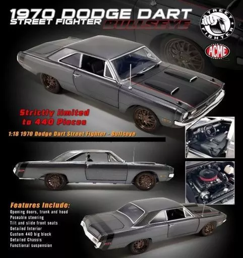 ミニカー　1/18 1970 Dodge Dart Street Fighter - BULLSEYE [A1806408]