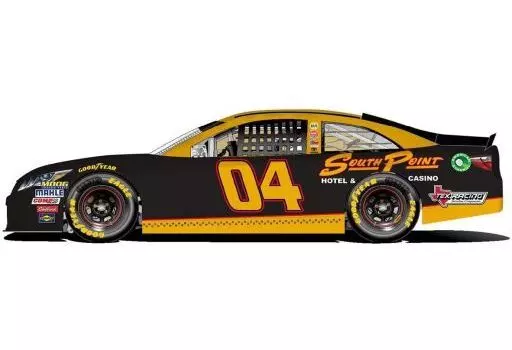 ミニカー　1/24 ”ハーシェル・マクグリフ” SOUTH POINT HOTEL ＆ CASINO TOYOTA カムリ NASCAR K＆N プロシリーズ WEST 2018 #04 「フードオープンシリーズ」 [K042323SOUHM]