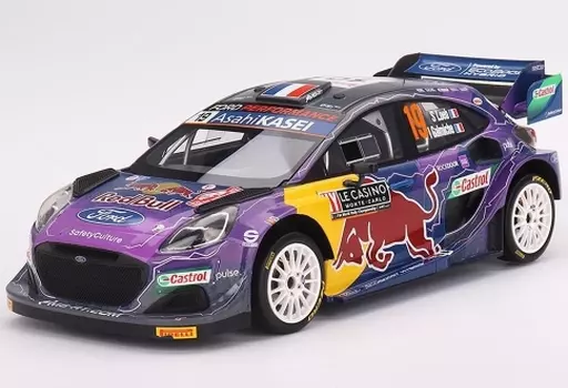 ミニカー　1/18 フォード Puma Rally1 モンテカルロラリー 2022 優勝車 M-Sport Ford WRT(左ハンドル) #19 「Top Speedシリーズ」 [TS0468]