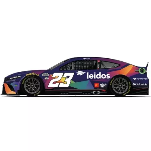ミニカー　1/24 ”ババ・ウォレス” LEIDOS TOYOTA カムリ NASCAR 2023 #23 「カラークロームシリーズ」 [C232323LEIDXCL]