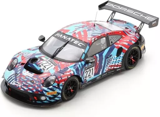 ミニカー　1/18 Porsche 911 GT3 R GPX Martini Racing Spa Test Days 2022 R. Lietz - M. Christensen - K. Estre #221 [18SP167]