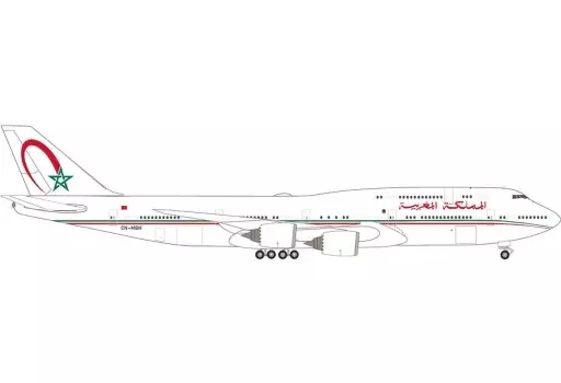 ミニカー　1/500 747-8BBJ モロッコ政府専用機 CN-MBH [HE536882]