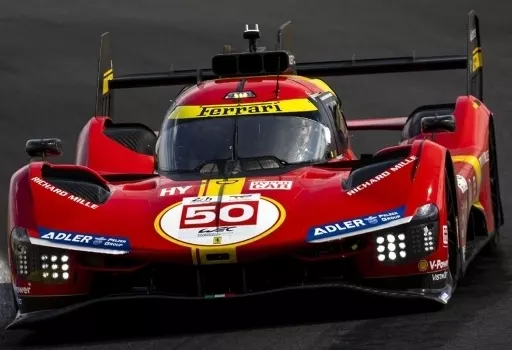 ミニカー　1/18 Ferrari 499P Car Fuoco-Molina-Nielsen #50 ケース付 [P18236V]