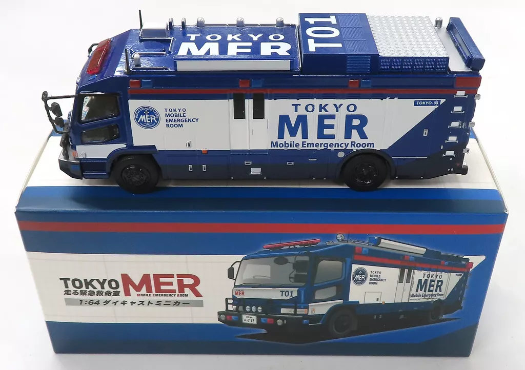 1/64 ERカーT01プレミアム(ブルー×ホワイト×レッド) 「TOKYO MER~走る緊急救命室~」_img