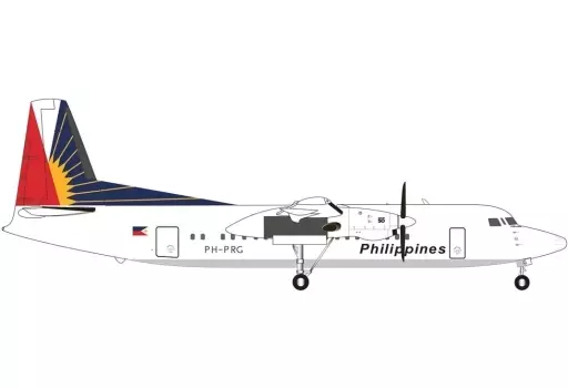 ミニカー　1/200 Fokker 50 フィリピン航空 PH-PRG [HE572811]