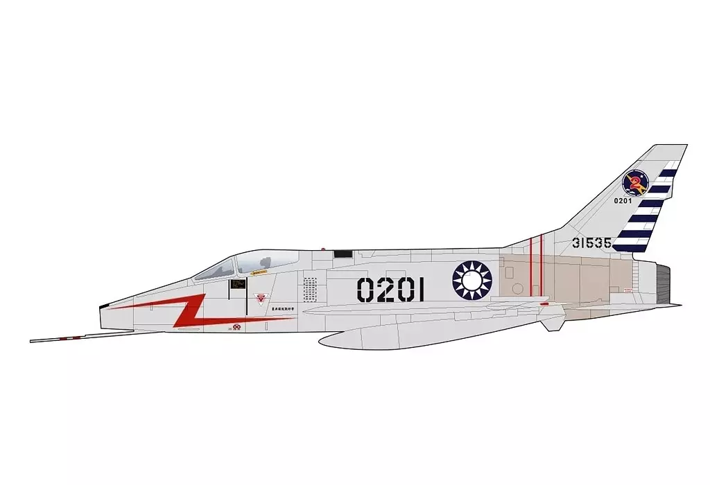 ミニカー　1/72 F-100D スーパーセイバー ”中華民国空軍 第41戦闘機作戦隊” [HA2125]