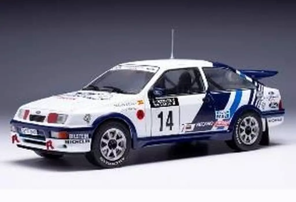 ミニカー　1/24 フォード シエラ RS コスワース 1988年1000湖ラリー C.Sainz/L.Moya #14 [24RAL032A]
