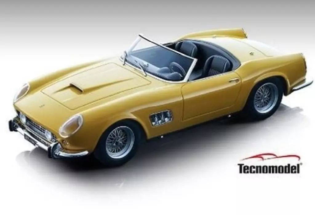 ミニカー　1/18 フェラーリ 250 GT カリフォルニア SWB 1960 ジャッロモデナ - イエロー [TM18-205E]