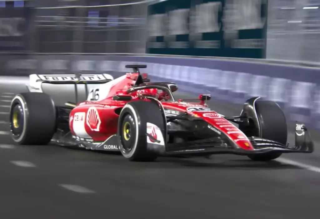 ミニカー　1/18 Ferrari SF-23 Las Vegas GP 2023 C. Leclerc ケース無 [BBR231816EDIE]