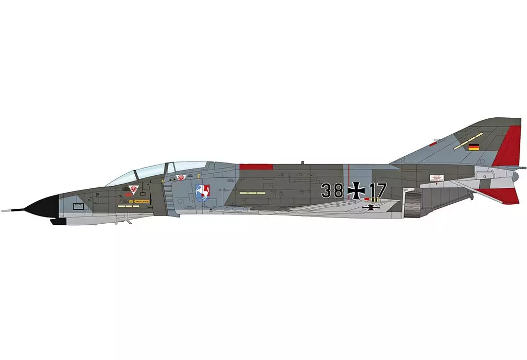 ミニカー　1/72 F-4F ファントム2 ”ドイツ空軍 戦闘爆撃飛行隊 ヴェストファーレン 1981” [HA19098]