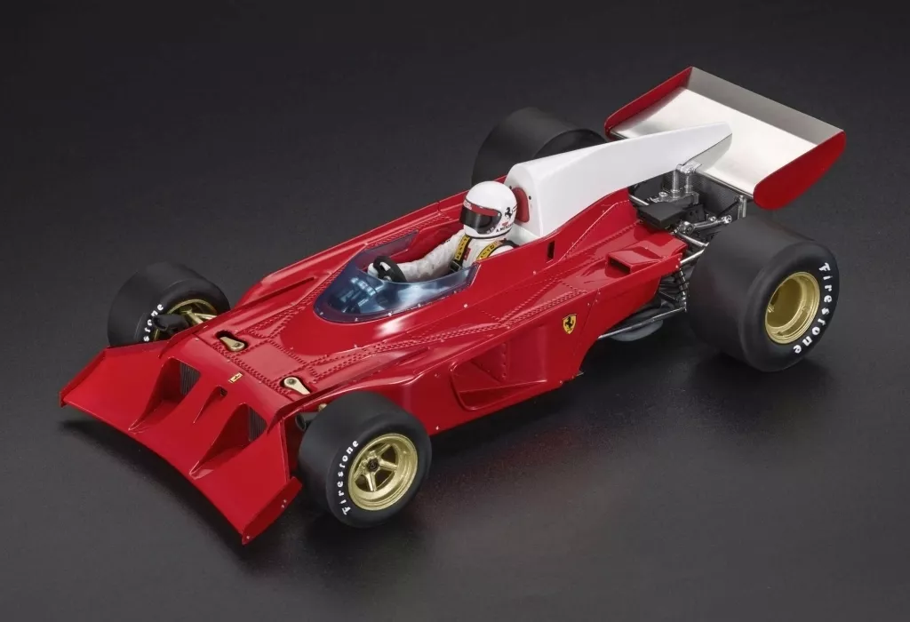ミニカー　1/18 フェラーリ 312B3 “スパッツァネーヴェ” A.メルツァリオ テストバージョン 1972フィギア付 「GP REPLICASシリーズ」 [GRP171DWD]