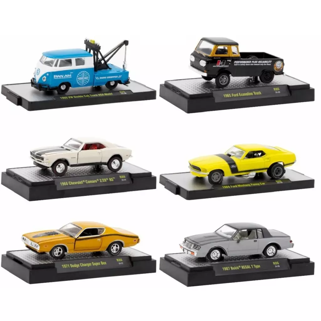 ミニカー　1/64 Auto-Thentics 86 6個アソート [32500-86]