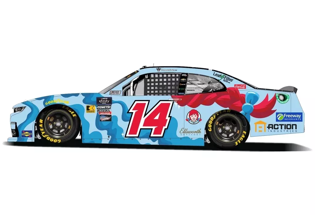 ミニカー　1/24 WENDY’S 2024 シボレー カマロ ダニエル・スアレス #14 「Action Racing Collectables Series」 [LR298858]