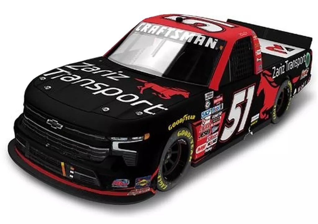 ミニカー　1/24 ZARIZ TRANSPORT 2023 シボレー シルバラード カイル・ブッシュ ラスベガス ウィナー #51 「Action Racing Collectables Series」 [LR277099]