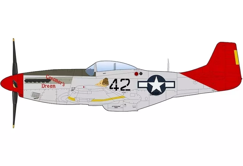 ミニカー　1/48 P-51D マスタング ”チャールズ・ホワイト中尉機” [HA7752]