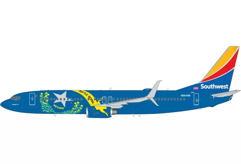 ミニカー　1/200 737-800W サウスウェスト航空 ”Nevada One” N8646B [G2SWA1267]
