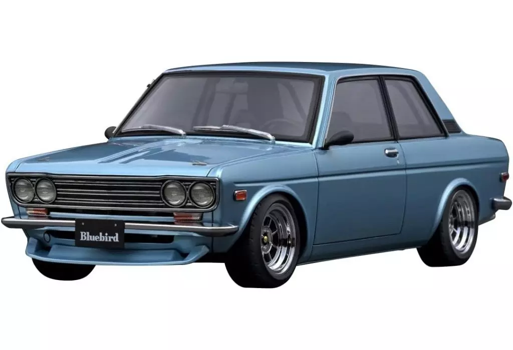 ミニカー　1/18 Datsun Bluebird (510)(ライトブルーメタリック) [IG3307]